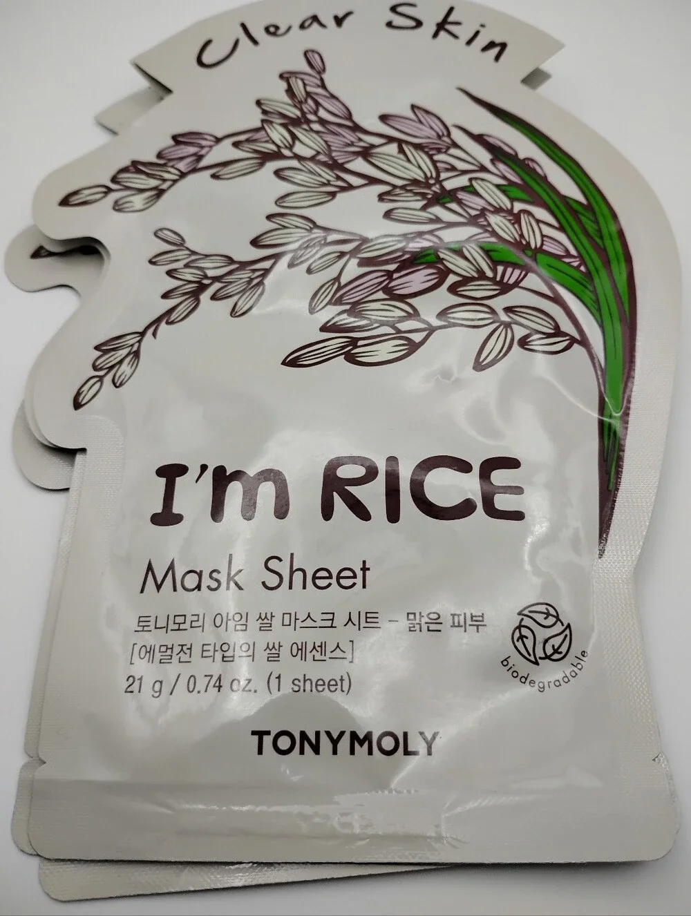 X3 TONYMOLY I'm Rice Skin Mask Sheet